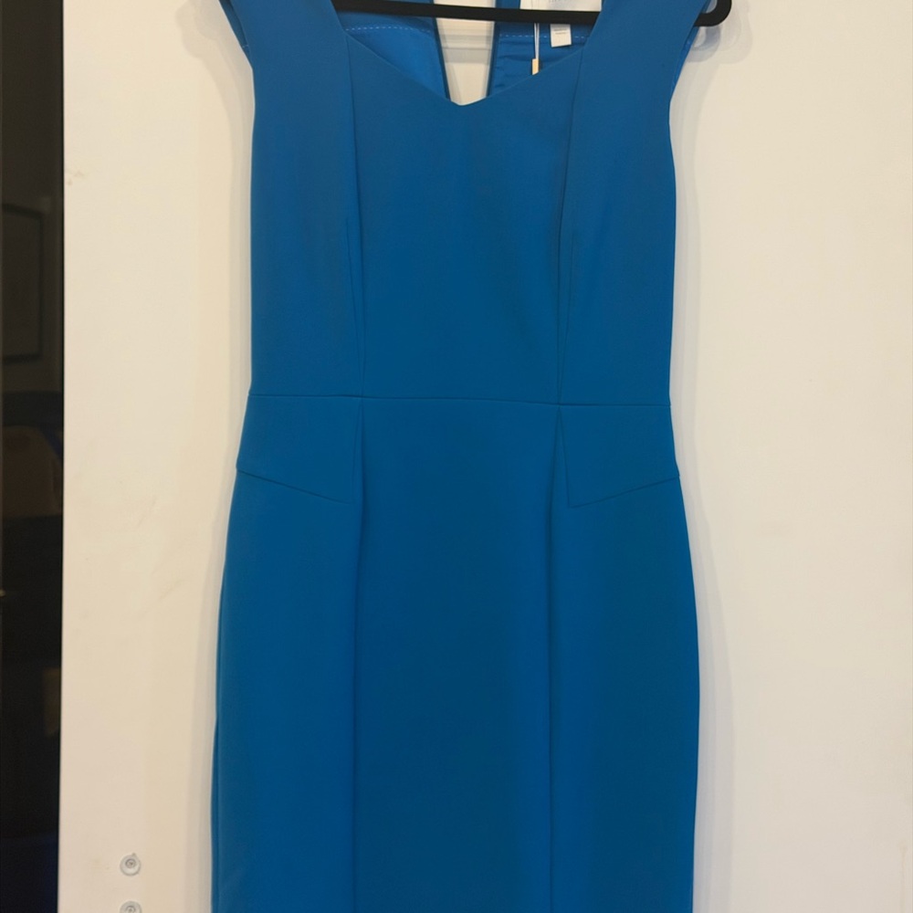 Hugo Boss Delura Blue Power Dress Workwear size US4 - Picture 9 of 10